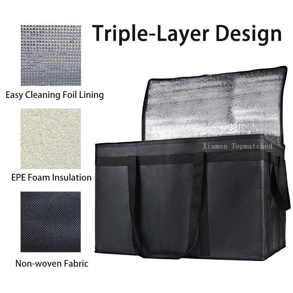 Close-up of thickened pearl cotton insulation layer and waterproof aluminum foil lining Close-up of thickened pearl cotton insulation layer and waterproof aluminum foil lining