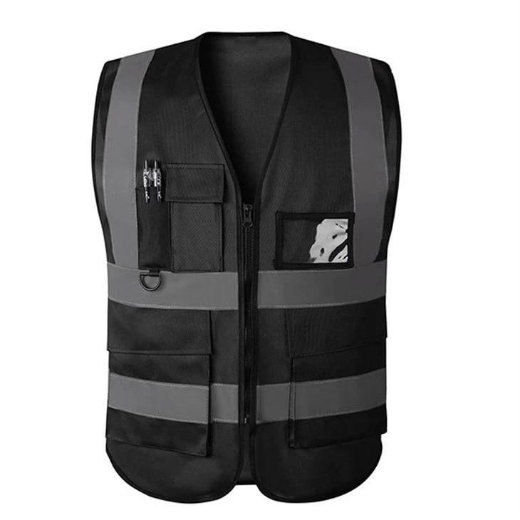 V-Neck Road Signes Gilet Sekirite Reflektif