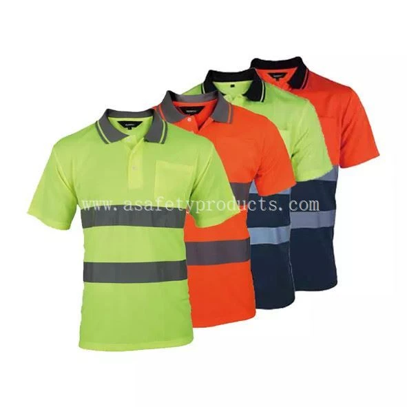 Hi Vis Safety Polo Shirts